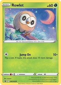 Rowlet - SWSH220 - Sword & Shield Promo Cards